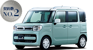 re_car_img02 スズキ スペーシア(オフブルーメタリック ホワイト2トーン)