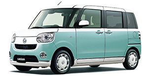 re_car_img07 ダイハツ ムーヴ キャンバス (パールホワイトⅢ ファインミントメタリック)