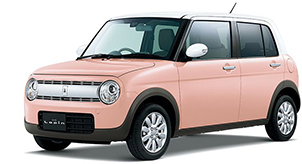 re_car_img08 スズキ ラパン(コフレピンクパールメタリック ホワイト2トーンルーフ)